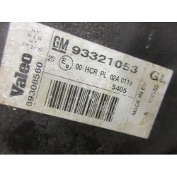 Optique Avant Principal Droit (feux)(phare) Opel Meriva A Phase 1
